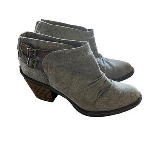 Blowfish Women's Size 10 Gray Leben Ankle Boots